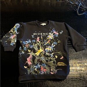 GIVENCHY FLORAL GIRLS SWEATER
